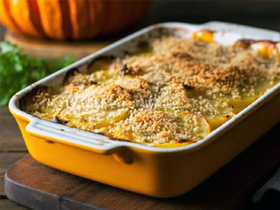 Veg Pumpkin Gratin